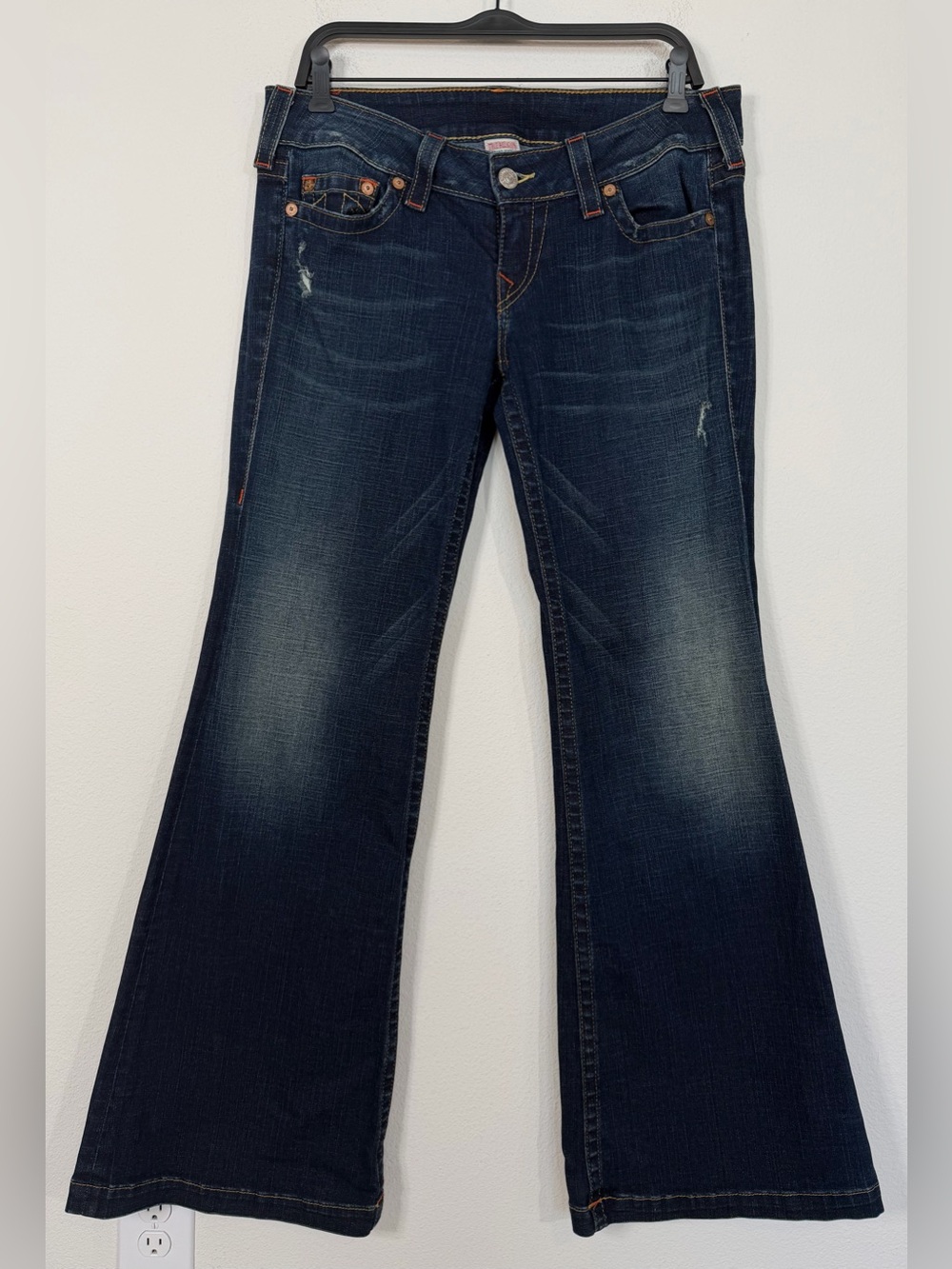 True Religion Heidi Jeans Flare Vintage Low Rise Y2K Size 31